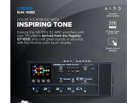 <b>BOSS GX-100 Pedaleira chão Multi-efeitos profissional para Guitarra e Baixo visor a cores sensível ao toque BEST-SELLER</b> <b>BOSS GX-100 Pedaleira chão Multi-efeitos profissional para Guitarra e Baixo visor a cores sensível ao toque BEST-SELLER</b>